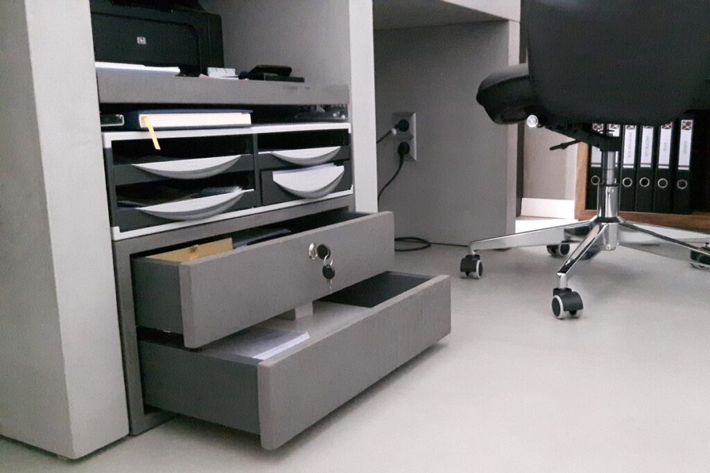 Meble z mikrocementu