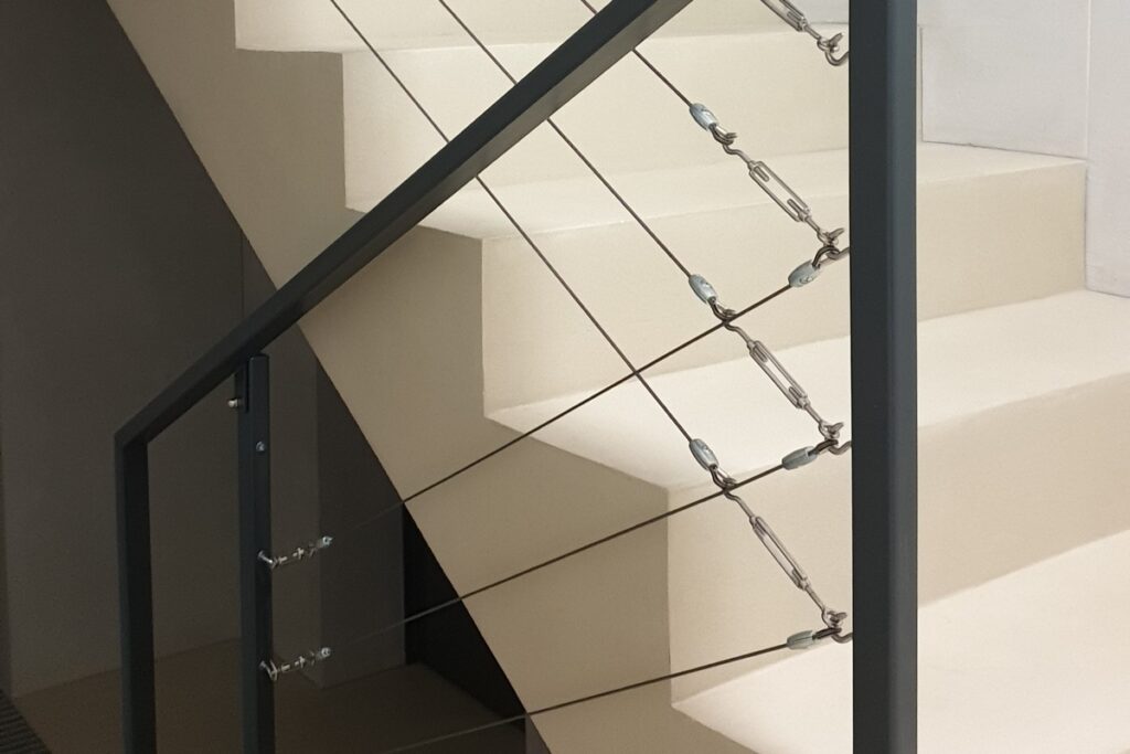 schody z mikrocementu