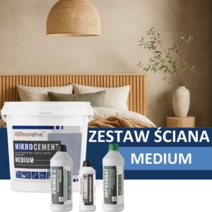 Zestaw mikrocementu na ściany - MEDIUM