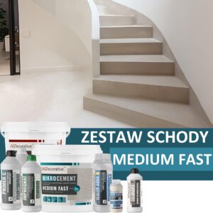 Zestaw mikrocementu na schody - Medium FAST